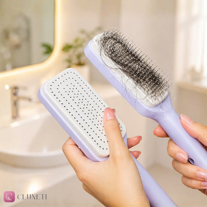 Self-Cleaning Hair Brush - Cluneti™