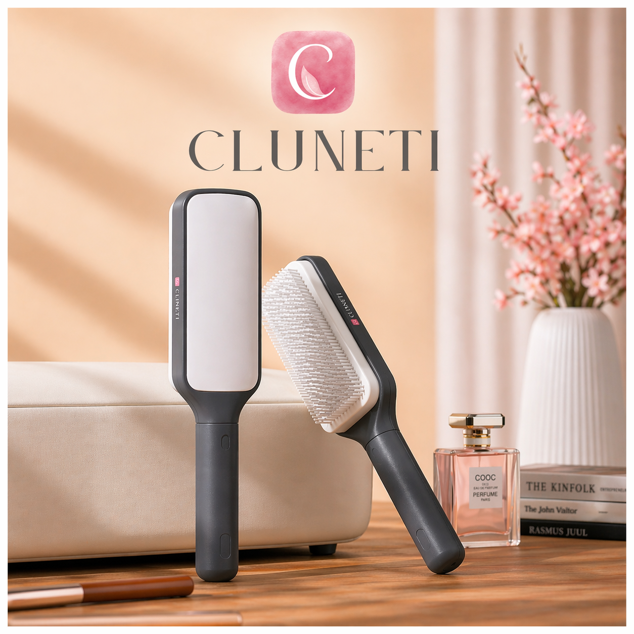 Self-Cleaning Hair Brush - Cluneti™